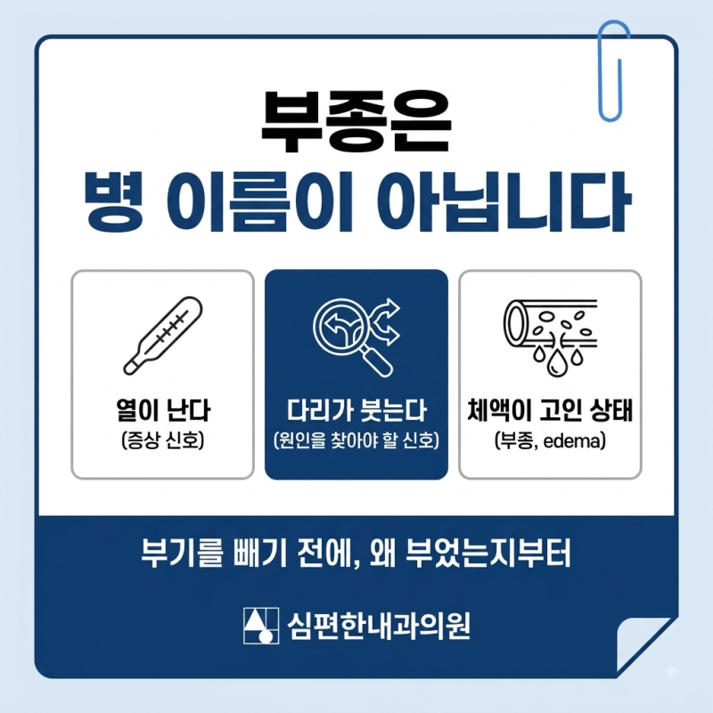 노인 다리 부종 원인, 다리가 붓는 이유 찾는 법