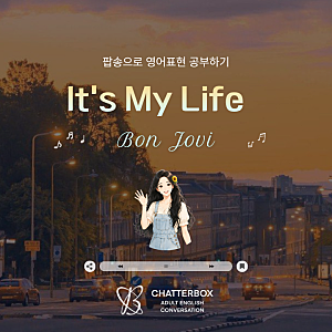 팝송으로 영어표현 공부하기 [Bon Jovi - It’s My Life]
