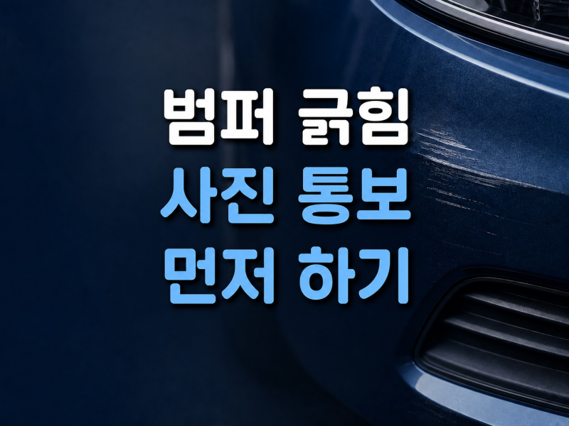 렌트카 범퍼 긁힘 그냥 넘어갈까.