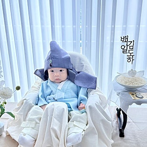 아기 셀프 백일상&한복 대여, 정윤백일상 추천 (수원/픽업/내돈내산)