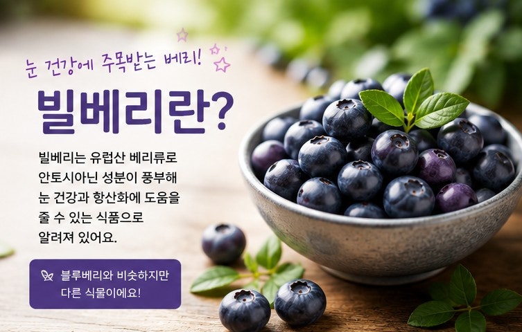 빌베리 효능 총정리! 복용법부터 영양제 고르는 방법까지