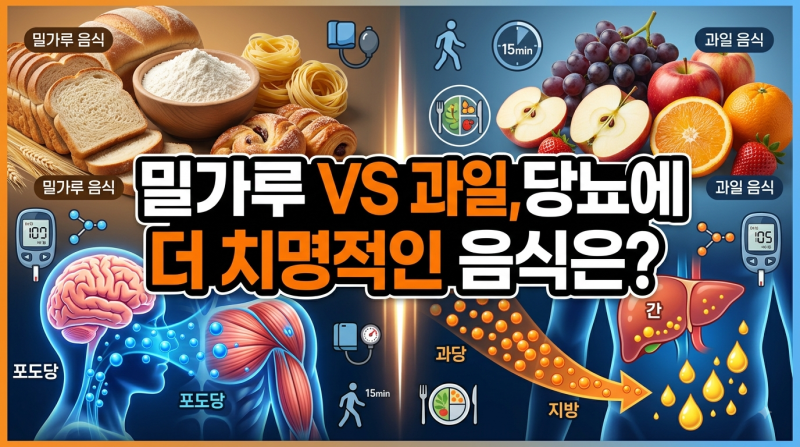 "밥 대신 과일 먹었는데…" 당뇨 환자가 꼭 알아야 할 과일과 과당의 반전 팩트