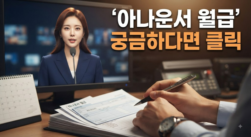아나운서 월급 얼마일까? 평균연봉·신입·정규직·프리랜서 수입 총정리