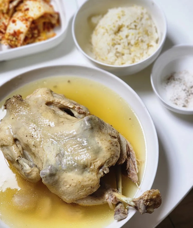 압력솥 백숙 끓이는법과 삶는시간, 백숙 티백 사용법 주의할점