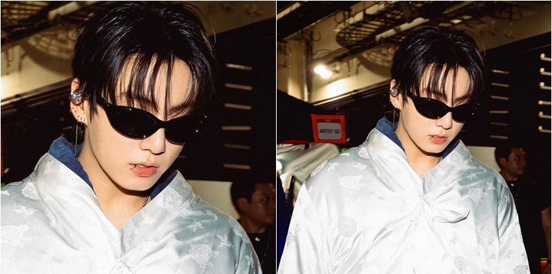 BTS 정국 패션 방탄소년단 콘서트 인스타그램 속 남자 선글라스 브랜드 까르뱅 아이웨어 스피....
