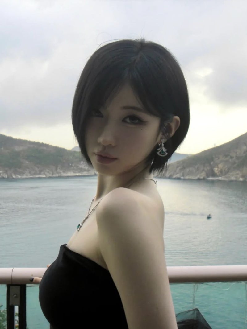 베이비몬스터 아사 단발레이어드, 시크한 분위기의 단발 | 진주미용실 스탠바이미헤어 지혜....