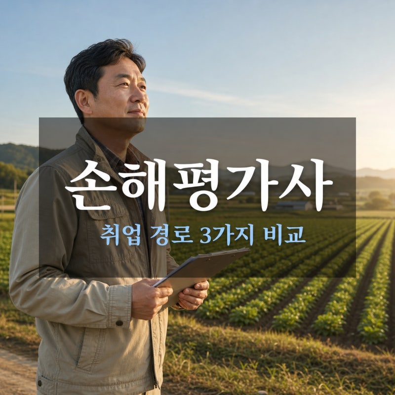 손해평가사 취업 경로 비교 (+협회·법인·개인 위촉)