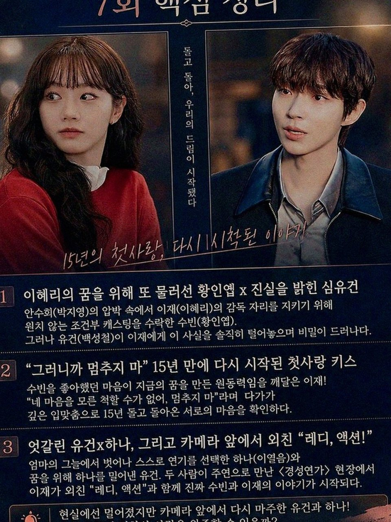 혜리 황인엽 그대에게 드림 15년 서사 키스신과 엇갈린 시청률