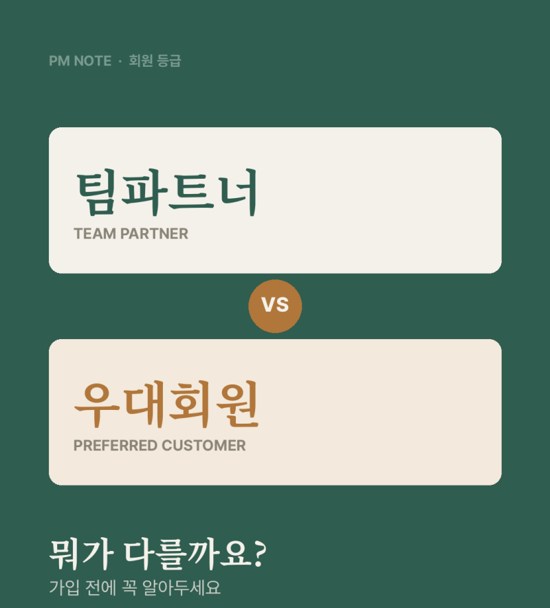피엠주스 회원가입 방법, 팀파트너와 우대회원 뭐가 다를까? (+사업자 혜택 공개)