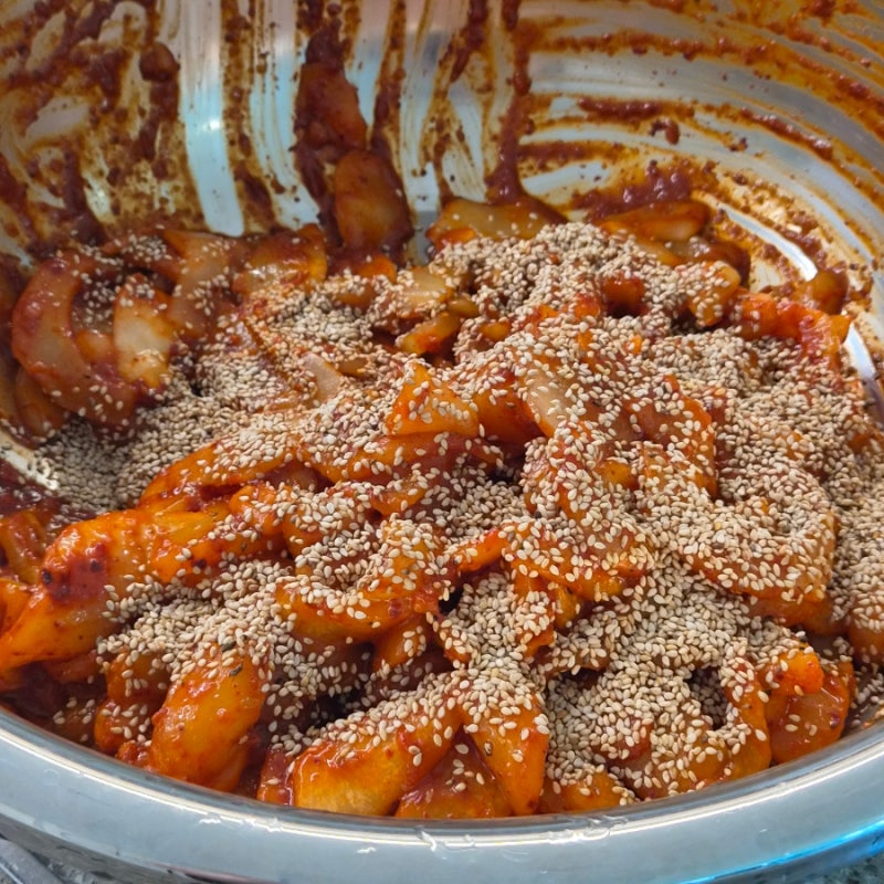 노각무침 황금 레시피 늙은오이무침 만드는 방법