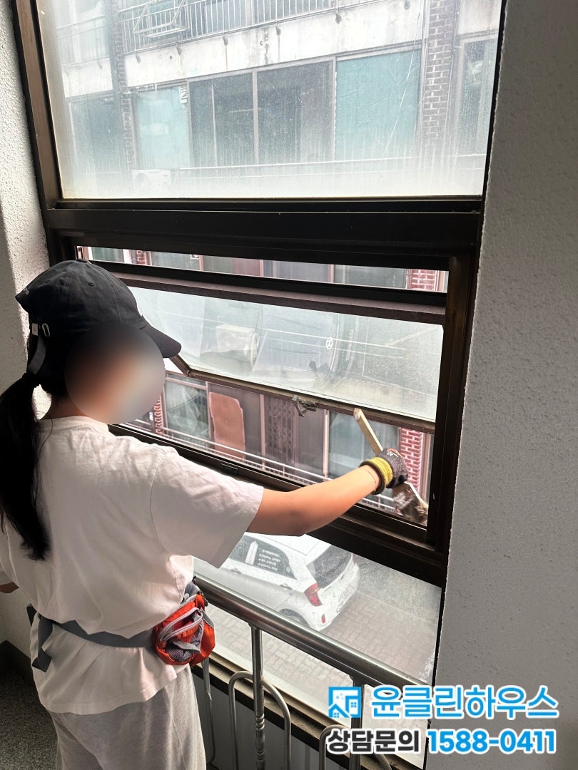 남양주 계단청소 동대표님 소개로 월 2회 정기관리 계약한 퇴계원 빌라