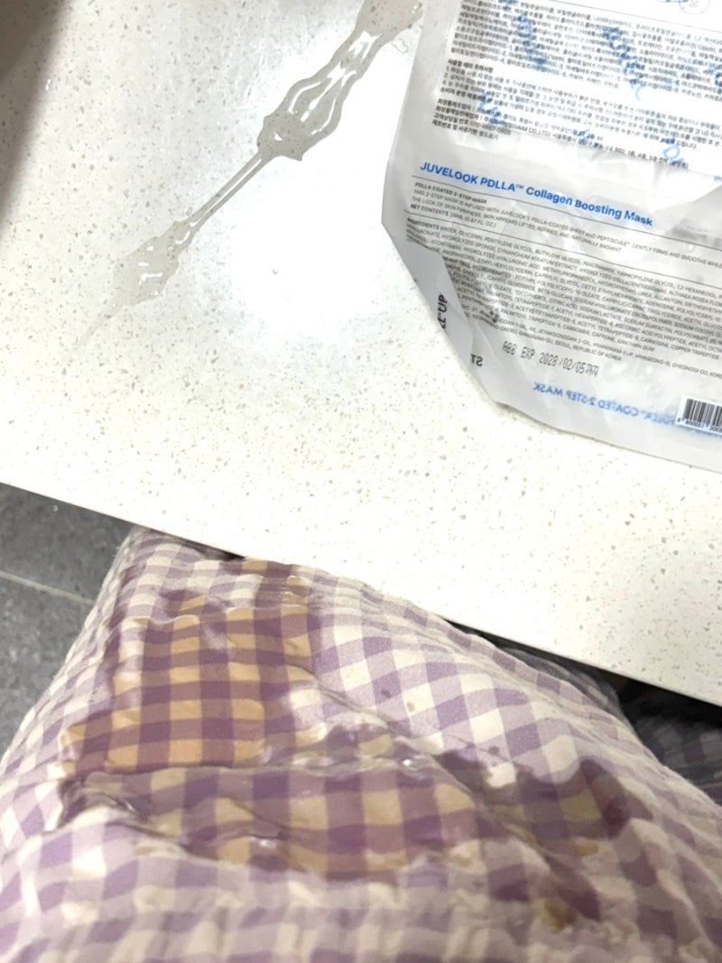 쥬베룩 콜라겐 부스팅 마스크팩 내돈내산 후기ㅣ악력이 약하면 못 쓸 수도