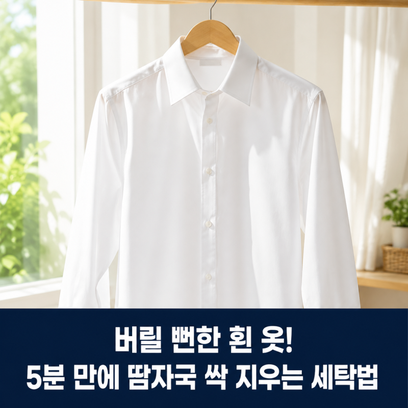 여름철 얼룩제거제 추천 땀자국 5분 만에 지우는 법