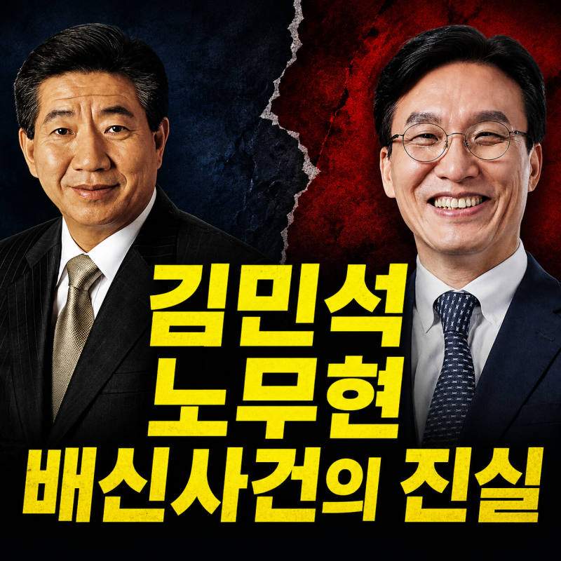 김민석 노무현 배신사건의 진실, 팩트만 알아보자!