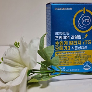 리얼메디온 프리미엄 리얼업 초임계 알티지 rTG 오메가3 식물성캡슐 구매후기