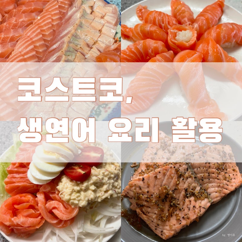코스트코 생연어 할인 추천템｜요리활용, 연어회·연어초밥·연어샐러드·연어구이