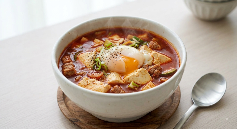 혼밥 7년차 자취러가 신혼집에서 재현한 얼큰 순두부찌개 황금레시피