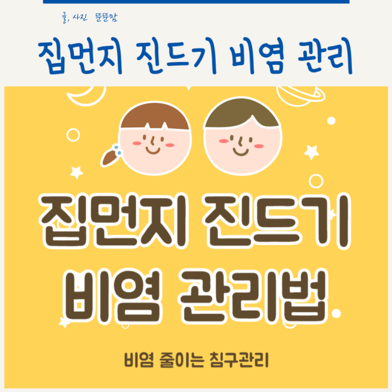 집먼지 진드기 알레르기 비염 증상 줄이는 침구관리