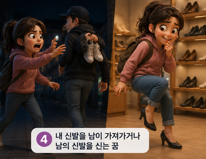 꿈 해몽 _ 신발 잃어버리는 꿈/신발 찾는 꿈 / 상황별 완벽 정리 (직장, 연애, 신분)