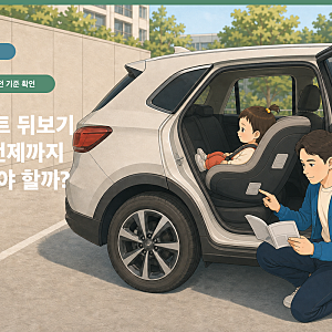 카시트 뒤보기 — 언제까지 태워야 할까?