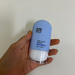 픽셀퓨어 썬크림｜세럼처럼 촉촉하게, 메이크업 밀림 없이 데일리 자외선 차단