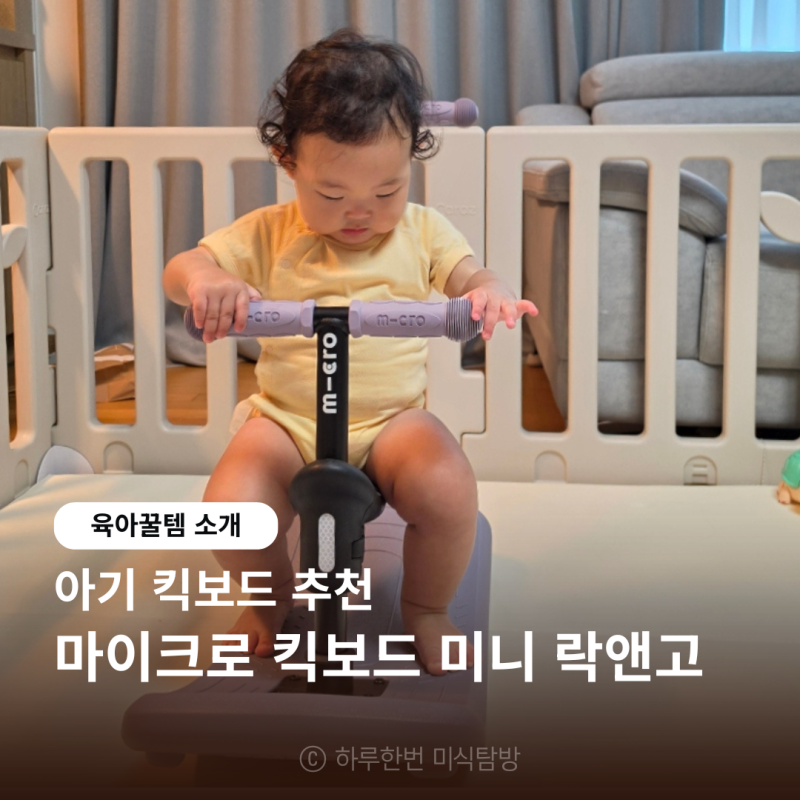 아기 킥보드 돌선물 추천 마이크로 락앤고 15개월 유아붕붕카로 제격