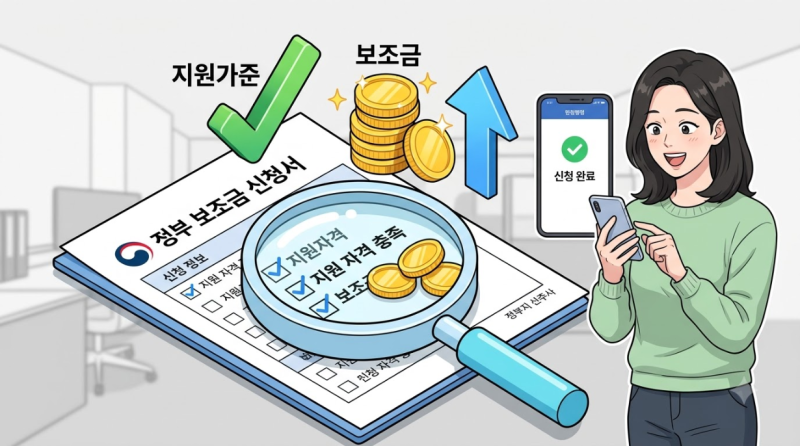 2026 정부 지원금 조회 대상 조건 및 신청법 한눈에 확인하기