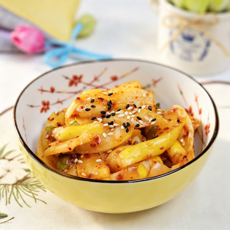 불없이 뚝딱! 3분컷 참외장아찌 무침 레시피 만들기