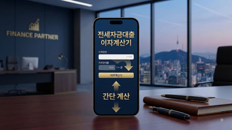 2026 전세자금 대출 이자 계산기 엑셀 서식 공유 및 필요 자금 계산 방법
