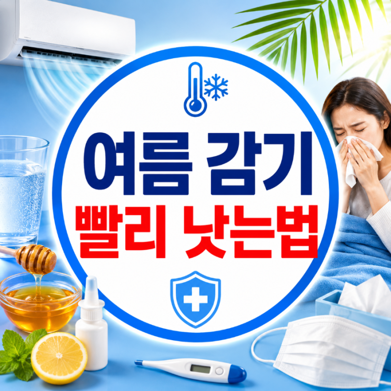 여름 감기 빨리 낫는법, 에어컨 끄는 것보다 중요한 회복 관리