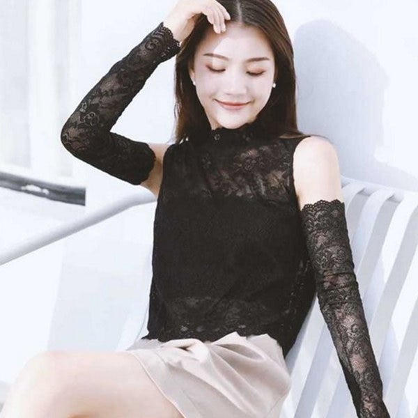 레이스 팔토시 운전할 때 햇빛 가리고 시원하게 사용했어요