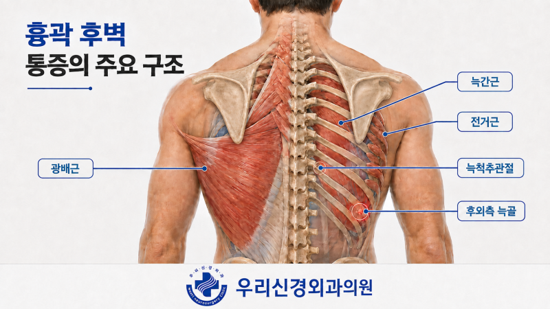 골프 스윙 후 앞가슴 통증, 풀업 후 등 뒤 갈비뼈 통증이 생기는 이유 | 부산 우리신경외과