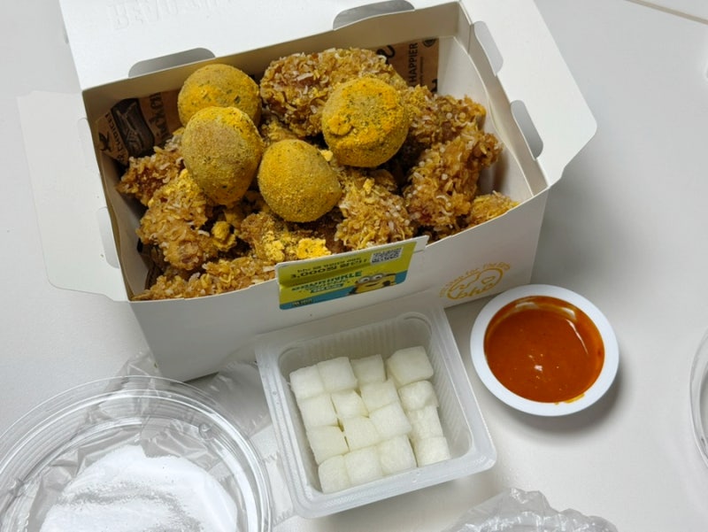 BHC 신메뉴 추천! BHC 콰삭킹 치킨 콤보 & 뿌링치즈볼 꿀조합