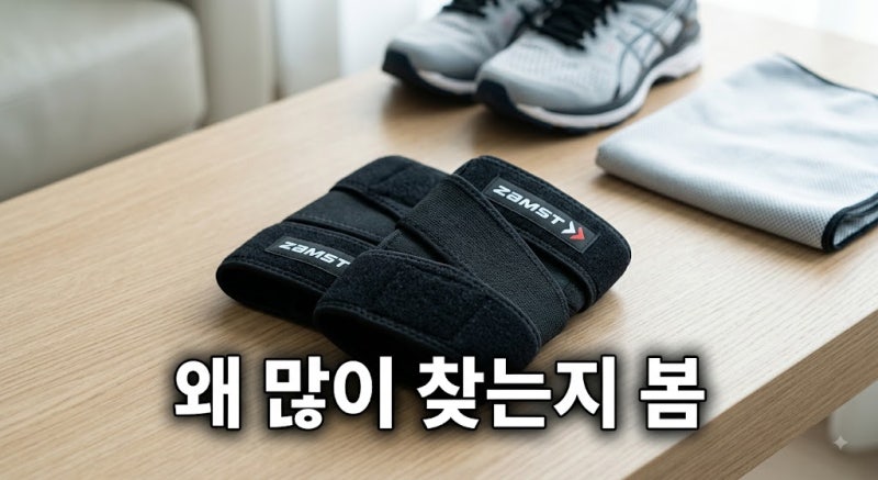 김연경 무릎보호대로 유명한 잠스트 JK-Band 2개 세트, 런닝 및 헬스용으로도 괜찮을까