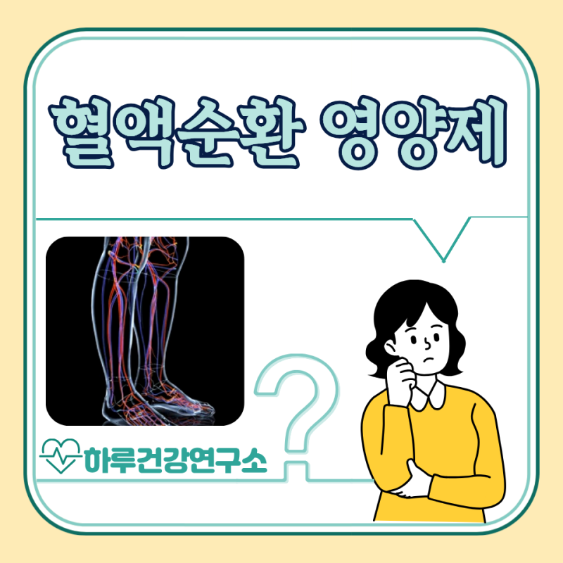 다리 혈액순환 영양제 5가지 : 좋은 음식은?