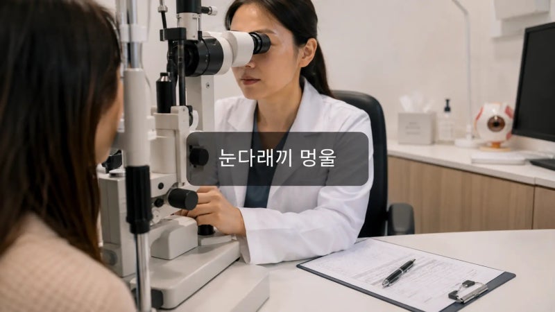 눈다래끼 통증은 없는데 딱딱하다면? 콩다래끼 의심