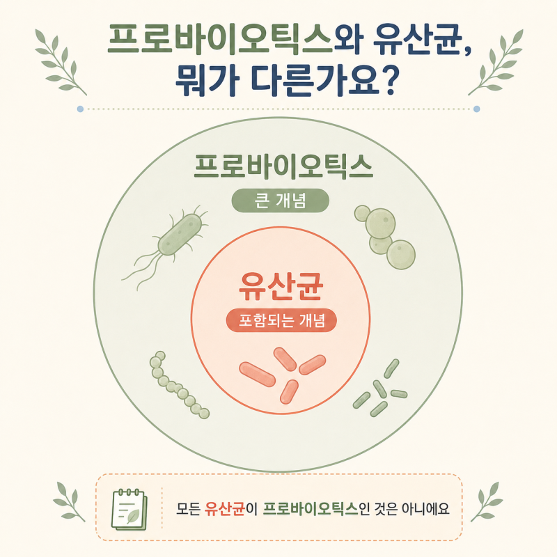 프로바이오틱스 유산균 차이, 헷갈리지 않게 정리했습니다