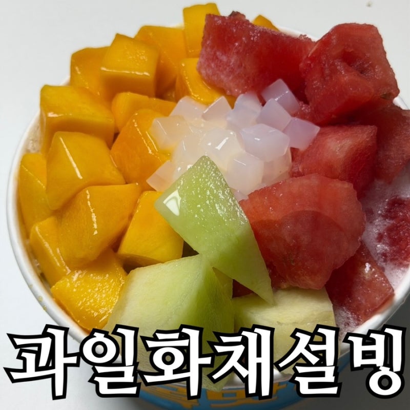 설빙 과일화채설빙 17,500원 포장 내돈내산 후기
