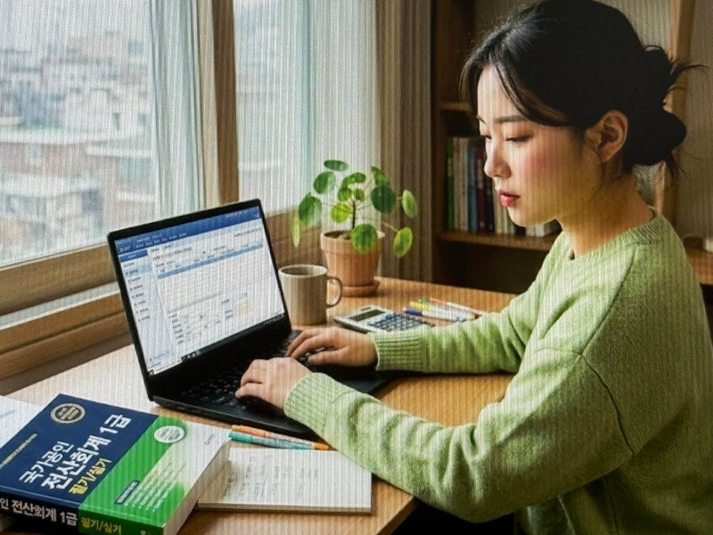 전산회계1급독학, 비전공자도 단기 합격 가능할까? 시험 난이도부터 공부 전략 총정리
