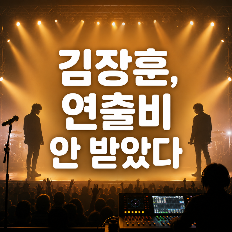 김장훈, 김종서 공연을 직접 연출하고도 돈을 안 받았다…뒤늦게 알려진 이유