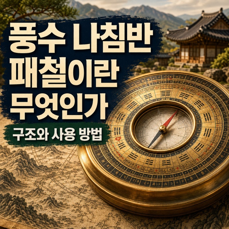 ️ 풍수 나침반 패철이란 무엇인가｜구조와 사용 방법