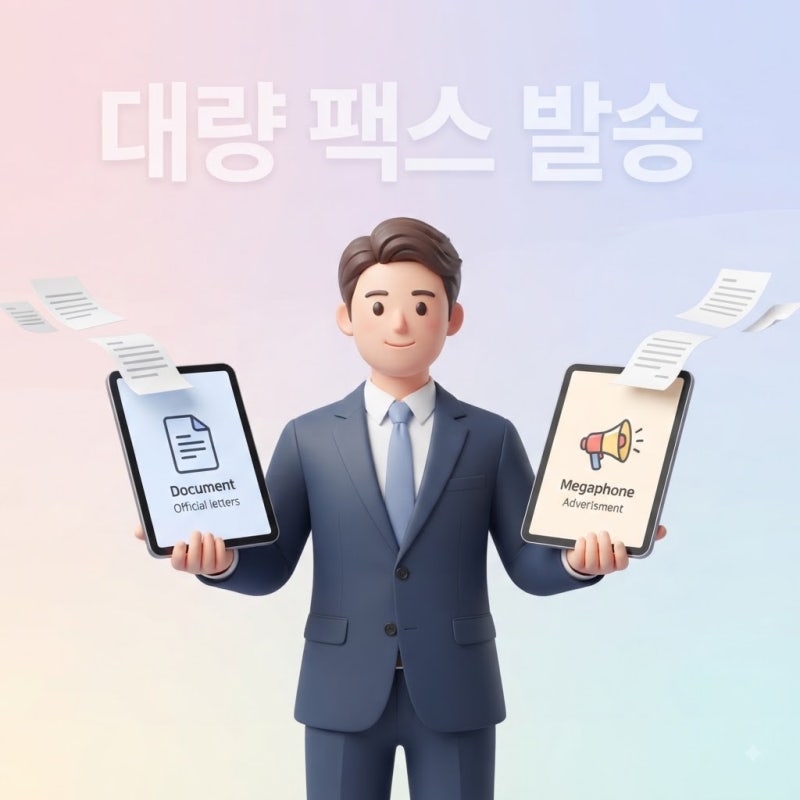 수백 건 팩스를 인터넷으로 보내야 할때 확인해야할 사항