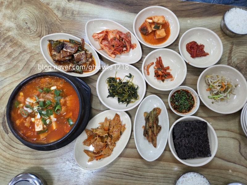 보령 대천해수욕장맛집 5천원 백반 엄마밥상