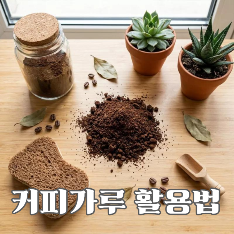 커피가루 활용법 10가지｜버리지 말고 생활 속에서 알뜰하게 재활용해요!