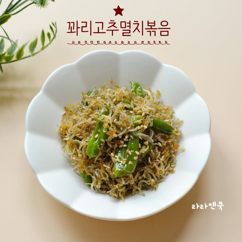 밑반찬 걱정 끝! 10분 만에 뚝딱 완성하는 꽈리고추 멸치볶음 황금 레시피