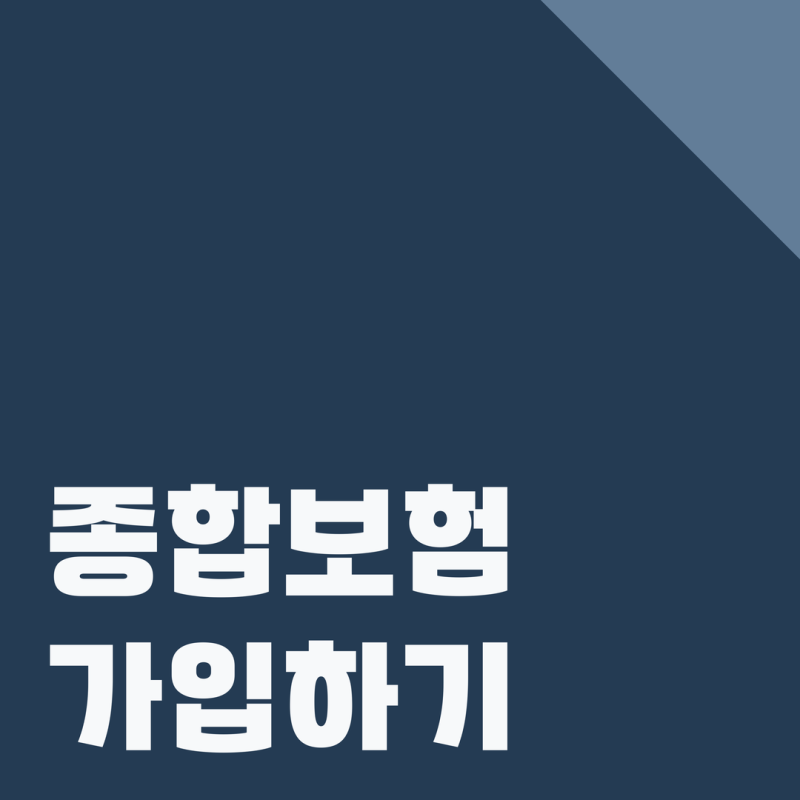 종합보험 가입 추천 특약 플랜비보험에서 보장내용 확인하는 방법