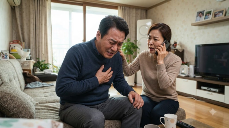 심근경색 초기증상｜가슴통증·식은땀·호흡곤란이 나타났다면