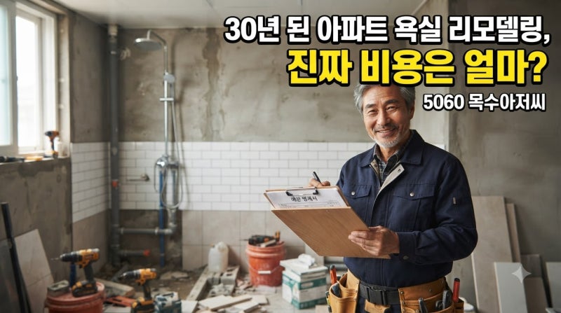 30년 된 아파트 욕실 리모델링 ?