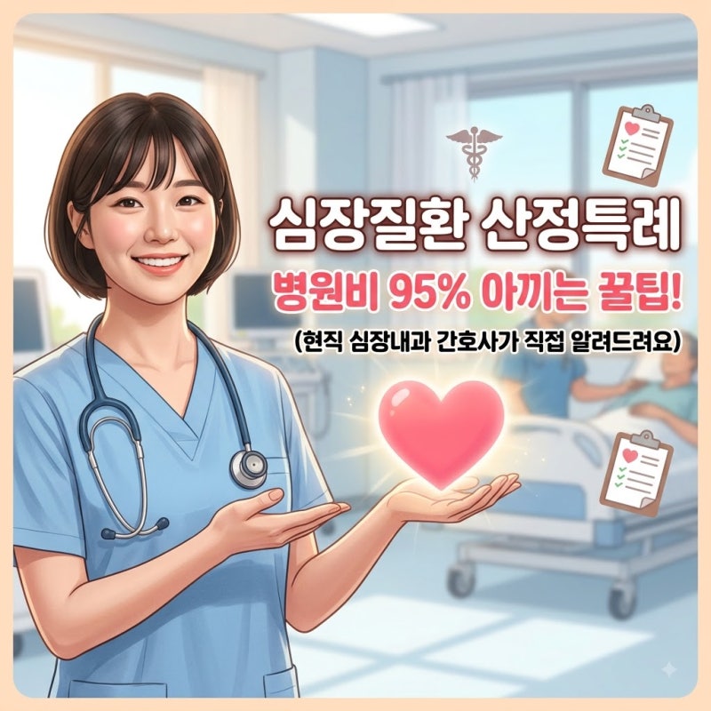 협심증·심근경색 수술 받았다면? 심장질환 산정특례 신청 방법 & 유의사항