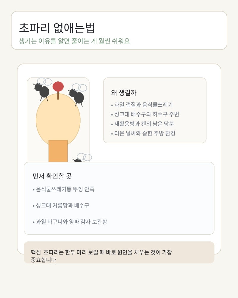 초파리 없애는법 집에 자꾸 생긴다면 '이것'부터 치우세요